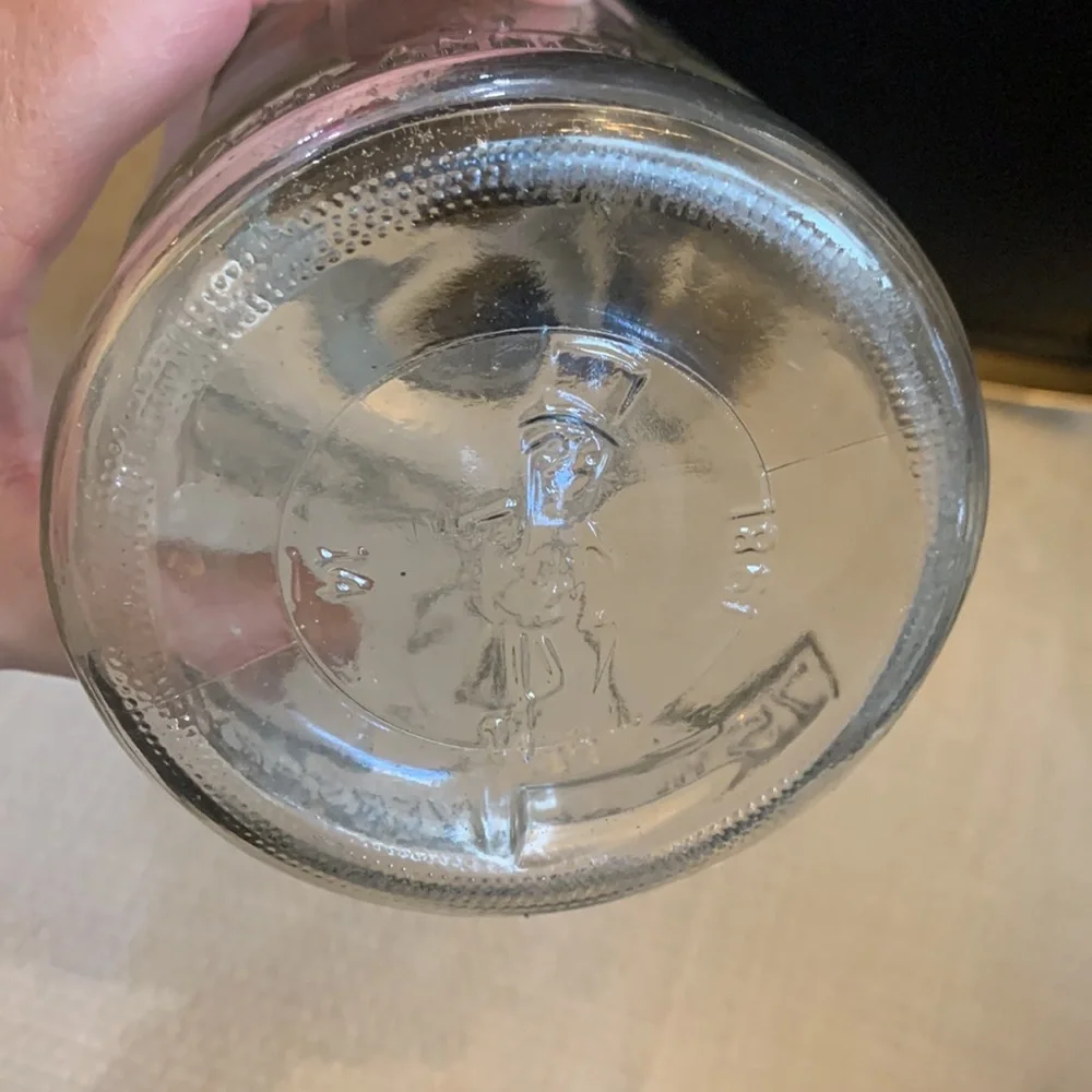 Vintage Planters‎ Peanuts glass jar 1981 75th anniversary